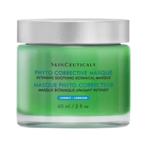 SkinCeuticals Phyto Corrective Mask – 60ml jar of intensive botanical gel mask for soothing redness and sensitivity. Recommended by Nurse Jacklyn.