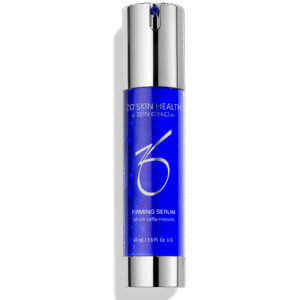 ZO Skin Health Firming Serum packaging – 47 mL bottle with chrome pump, featured by Nurse Jacklyn in Oakville.